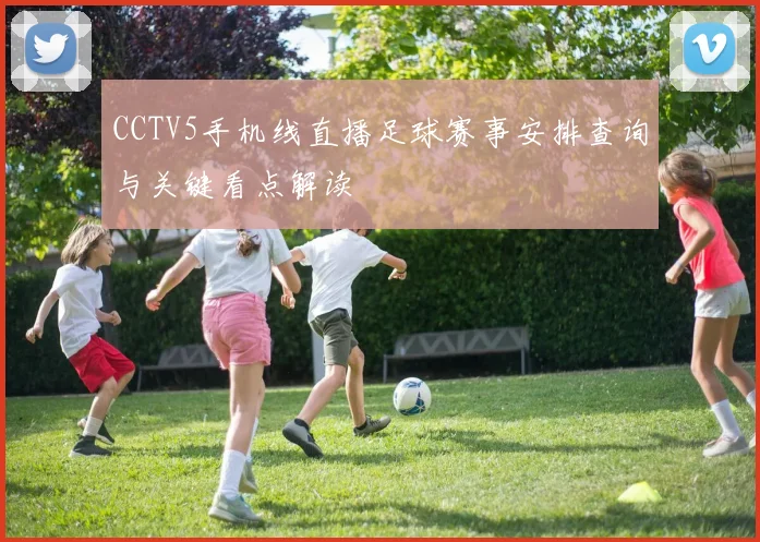 CCTV5手机线直播足球赛事安排查询与关键看点解读